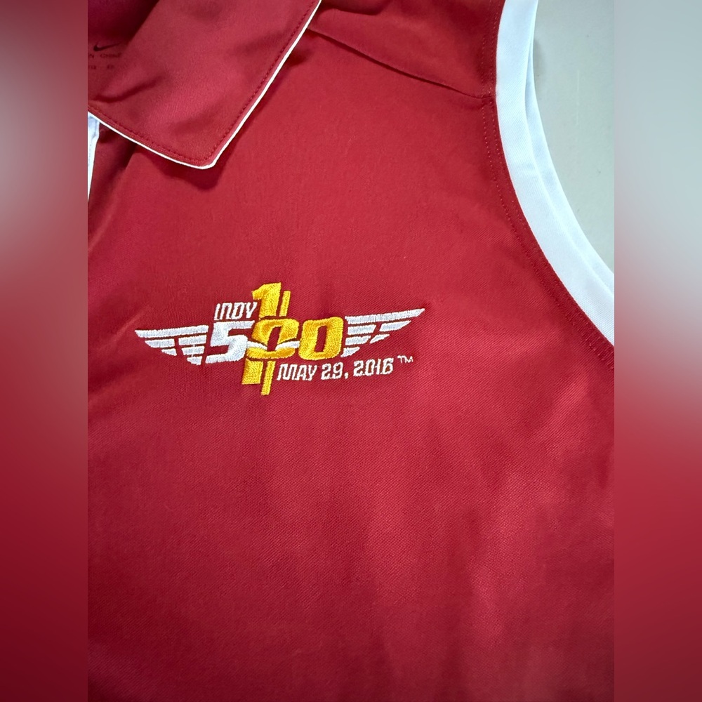 Women’s Indy 500 100th Running Sleeveless Polo – Official Gear